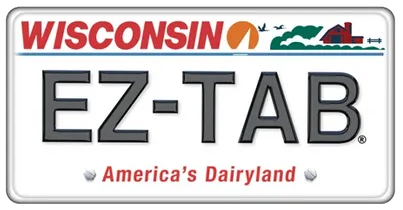  EZ TAB Wisconsin DMV License Plate Renewal 